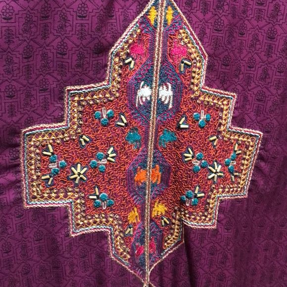 Benzer 36 Beaded Embroidered Kurta Vibrant - Picture 5 of 16